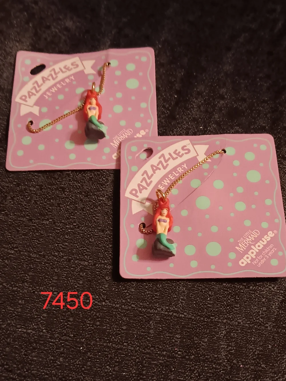 2 Pazzazzales Little Mermaid Ariel Necklaces